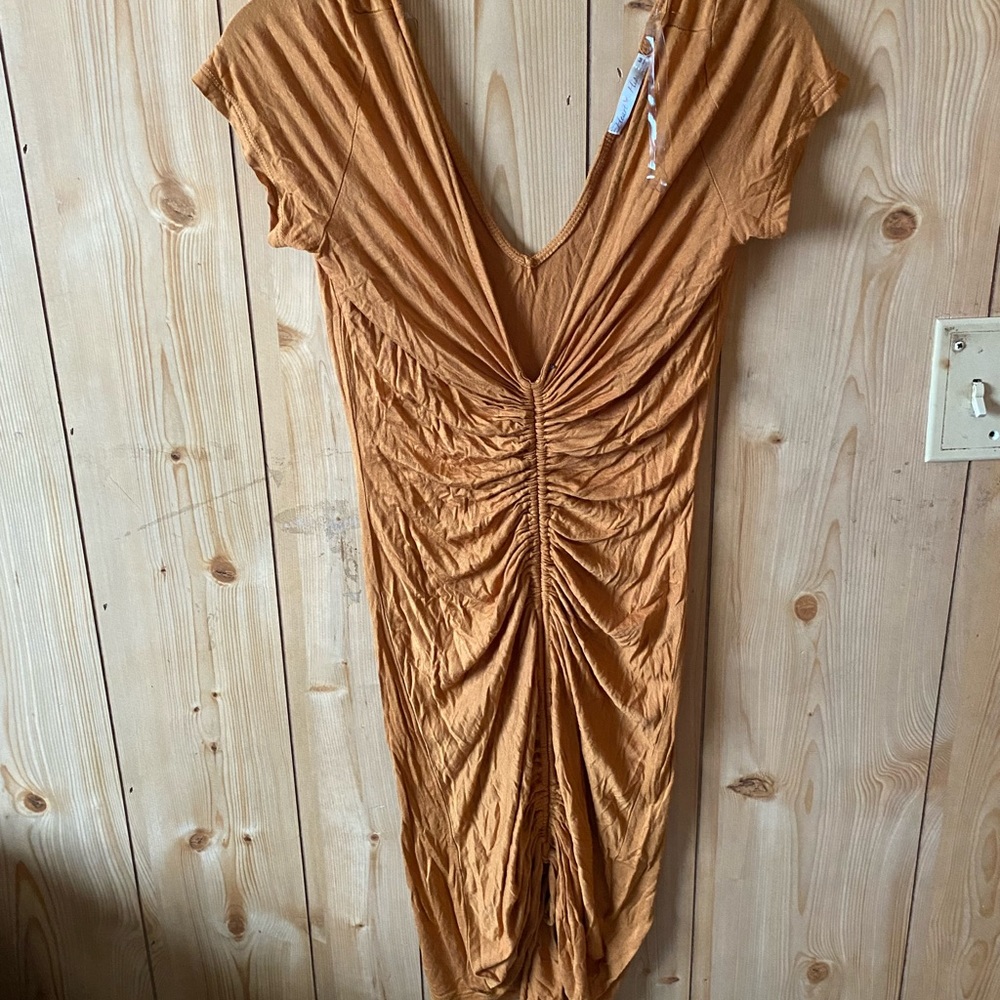 Orange summer dress